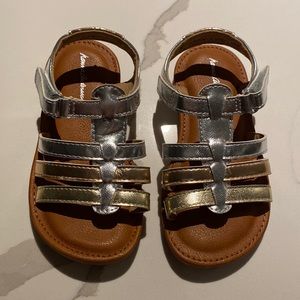 NWOT - HANNA ANDERSSON Metallic Sandals